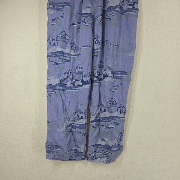 Vintage CC Collection Pants Womens Cottagecore Grandma 100% Linen Festival - Picture 9 of 12